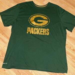 Green Bay Packers 2XL Men’s Nike T-Shirt Green/Gold